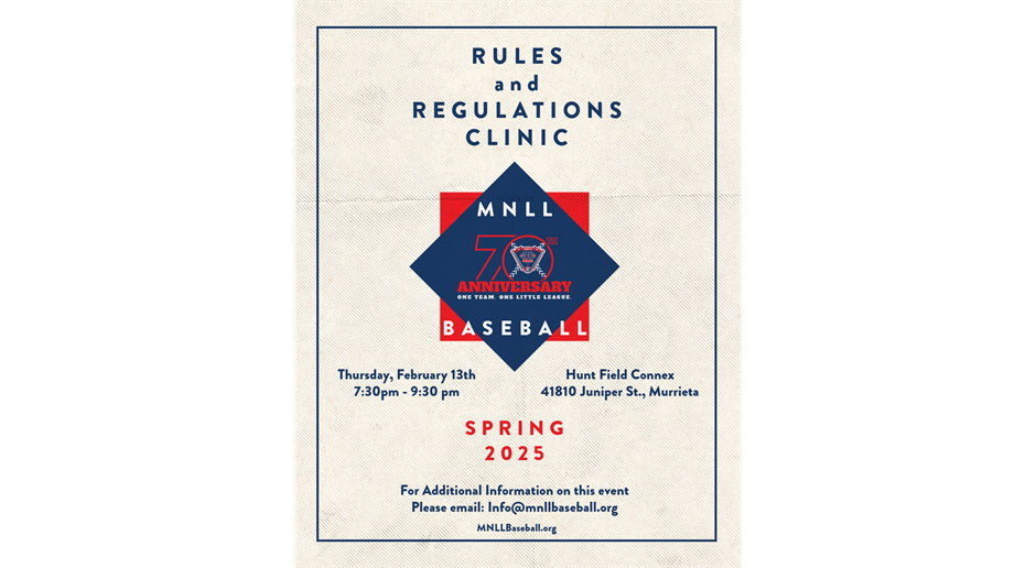 Rules & Regulations Clinic!